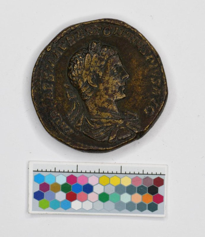 Римская империя · Elagabalus · Dupondius · II в., Федеральное государственное бюджетное учреждение культуры "Государственный исторический музей"