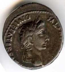 Античная монета · Denarius · I в. до н. э., Государственное бюджетное учреждение культуры Ростовской области "Ростовский областной музей краеведения"
