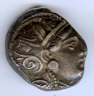 Античная монета · Tetradrachm · V в. до н. э., Государственное бюджетное учреждение культуры Ростовской области "Ростовский областной музей краеведения"
