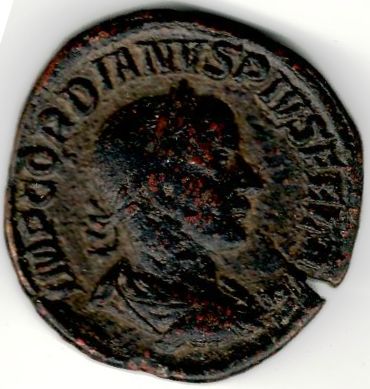 Античная монета · Sestertius · II в., Государственное бюджетное учреждение культуры Ростовской области "Ростовский областной музей краеведения"