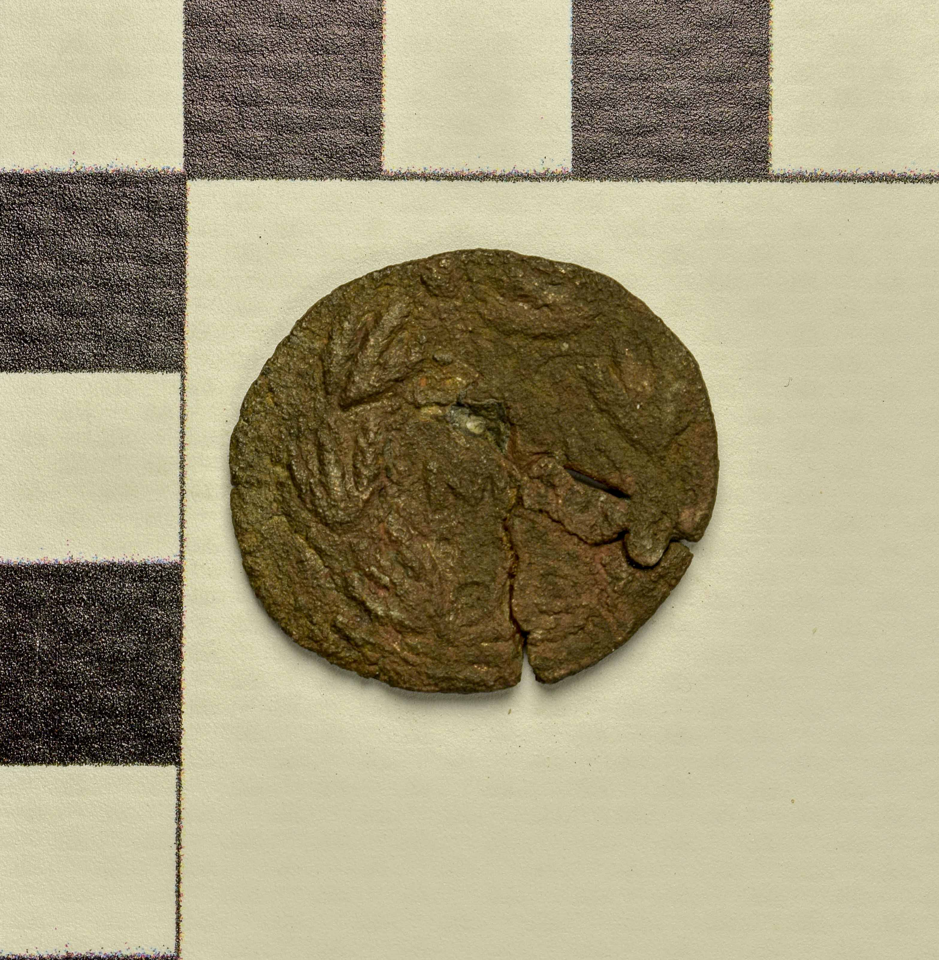 Античная монета · Rhoemetalces I of Thrace · Sestertius · I в., реверс, Государственное бюджетное учреждение культуры Ростовской области "Археологический музей-заповедник "Танаис"