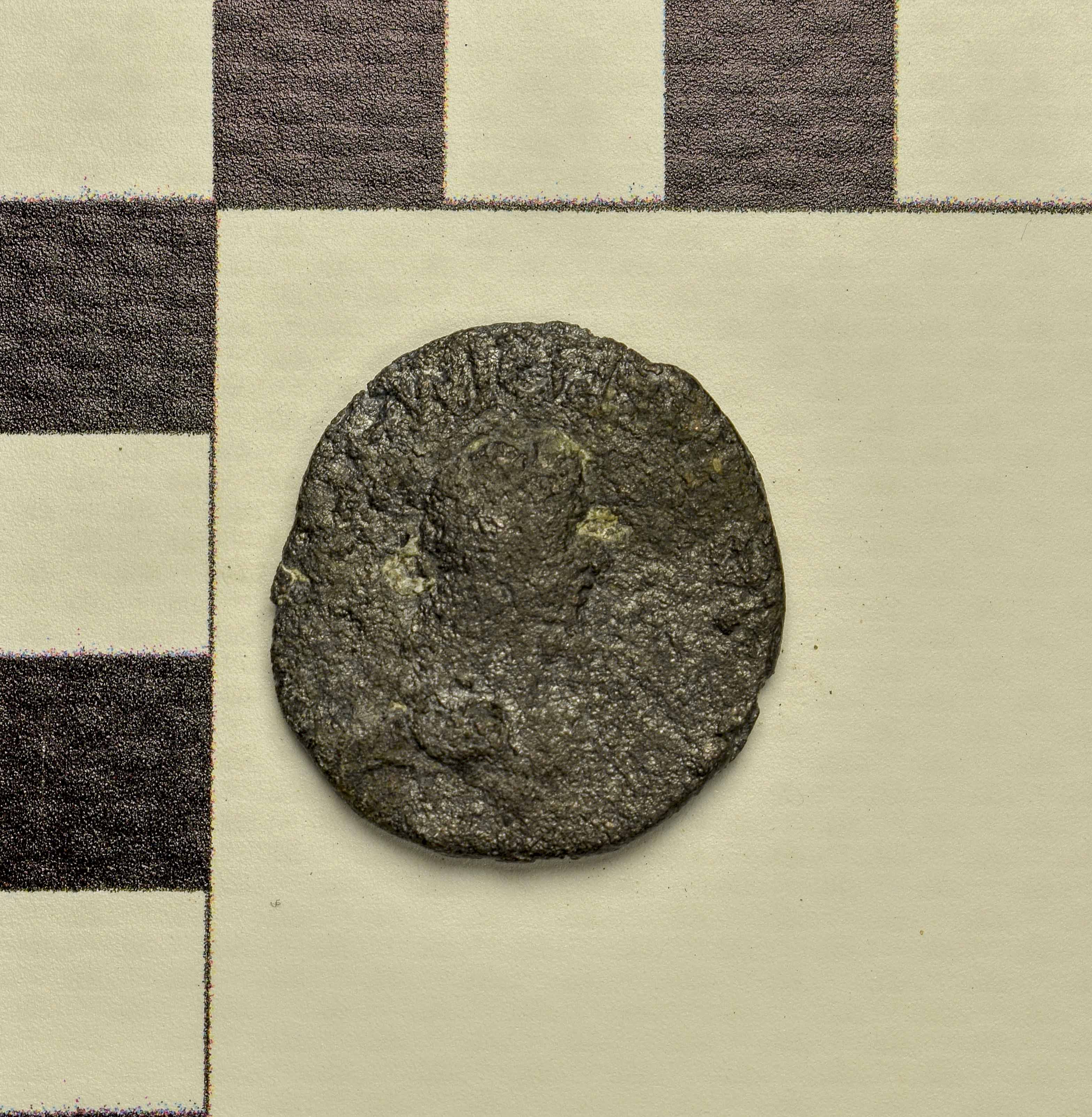 Античная монета · Rhoemetalces I of Thrace · Sestertius · I в., аверс, Государственное бюджетное учреждение культуры Ростовской области "Археологический музей-заповедник "Танаис"