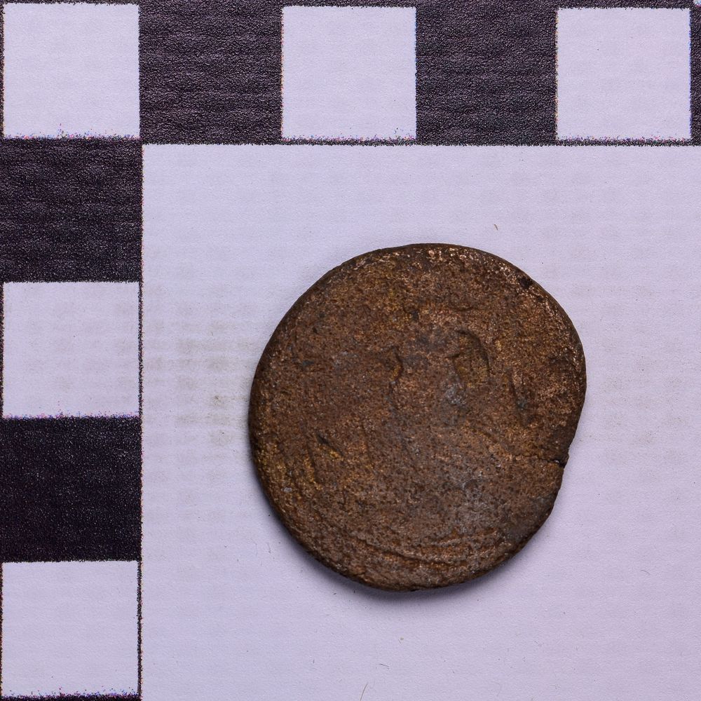 Античная монета · Rhoemetalces I of Thrace · Sestertius · I в., реверс, Государственное бюджетное учреждение культуры Ростовской области "Археологический музей-заповедник "Танаис"