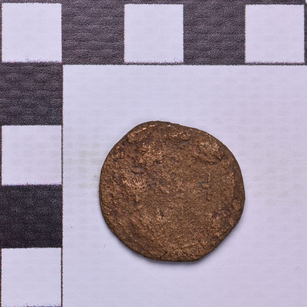 Античная монета · Rhoemetalces I of Thrace · Sestertius · I в., реверс, Государственное бюджетное учреждение культуры Ростовской области "Археологический музей-заповедник "Танаис"