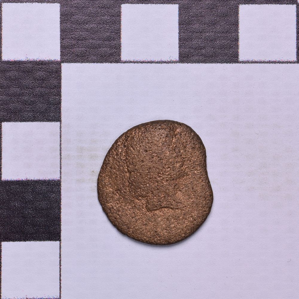 Античная монета · Aspurgus of Bosporus · As · I в., аверс, Государственное бюджетное учреждение культуры Ростовской области "Археологический музей-заповедник "Танаис"