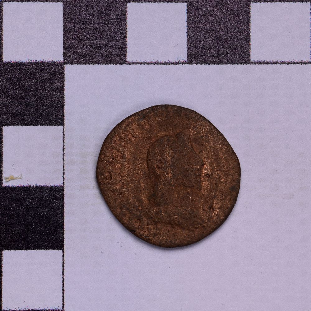 Античная монета · Rhoemetalces I of Thrace · Sestertius · I в., аверс, Государственное бюджетное учреждение культуры Ростовской области "Археологический музей-заповедник "Танаис"