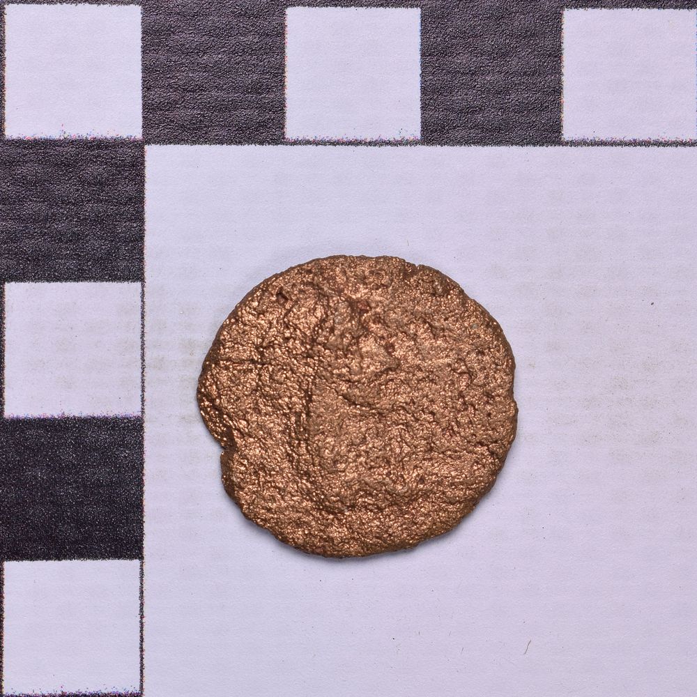 Античная монета · Rhoemetalces I of Thrace · Sestertius · I в., аверс, Государственное бюджетное учреждение культуры Ростовской области "Археологический музей-заповедник "Танаис"