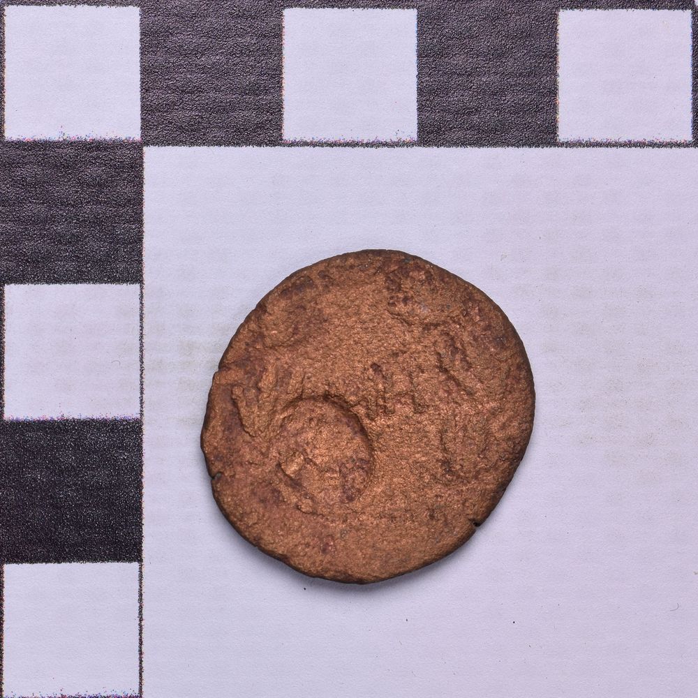 Античная монета · Rhoemetalces I of Thrace · Sestertius · I в., реверс, Государственное бюджетное учреждение культуры Ростовской области "Археологический музей-заповедник "Танаис"