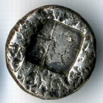 Античная монета · Drachma · V в. до н. э., аверс, Государственное бюджетное учреждение культуры Ростовской области "Волгодонский эколого-исторический музей"