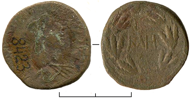 Античная монета · Sestertius · I в., Государственное бюджетное учреждение культуры Ростовской области "Аксайский военно-исторический музей"