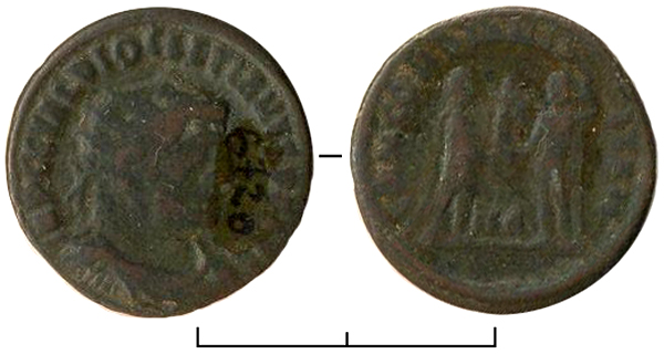 Античная монета · Antoninianus · II в., Государственное бюджетное учреждение культуры Ростовской области "Аксайский военно-исторический музей"