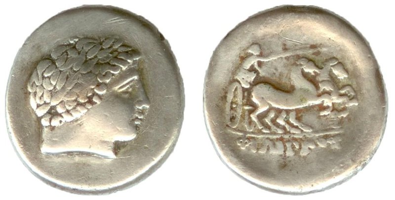 Античная монета · Tetradrachm · IV в. до н. э., Государственное учреждение культуры "Саратовский областной музей краеведения"