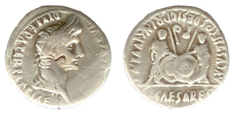 Античная монета · Denarius · I в. до н. э., Государственное учреждение культуры "Саратовский областной музей краеведения"