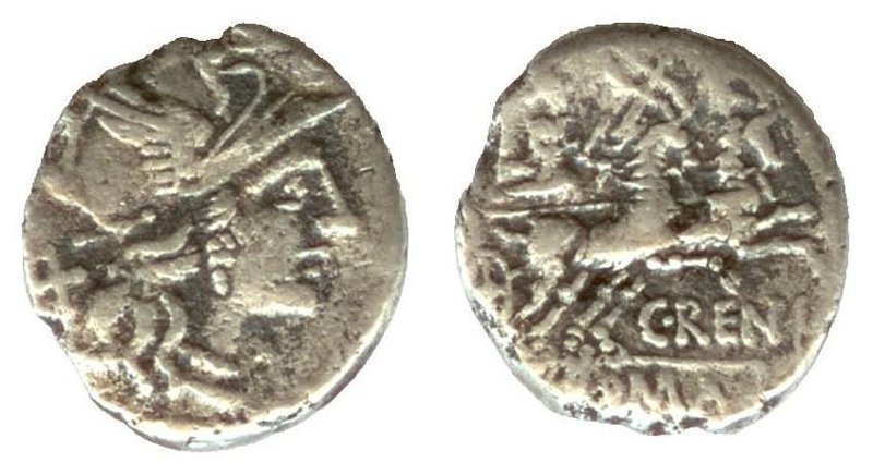 Античная монета · Denarius · II в. до н. э., Государственное учреждение культуры "Саратовский областной музей краеведения"
