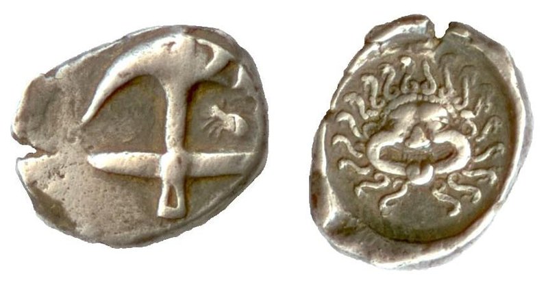 Античная монета · Drachma · V в. до н. э., Государственное учреждение культуры "Саратовский областной музей краеведения"
