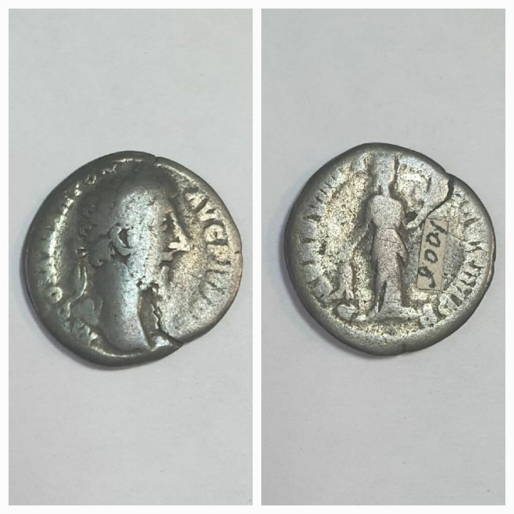 Античная монета · Denarius · II в. до н. э., Тульский областной краеведческий музей - филиал ГУК ТО "Объединение "Историко-краеведческий и художественный музей"
