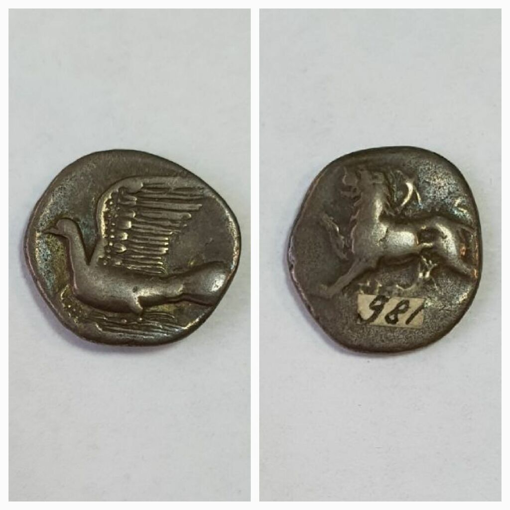 Античная монета · Drachma · IV в. до н. э., Тульский областной краеведческий музей - филиал ГУК ТО "Объединение "Историко-краеведческий и художественный музей"