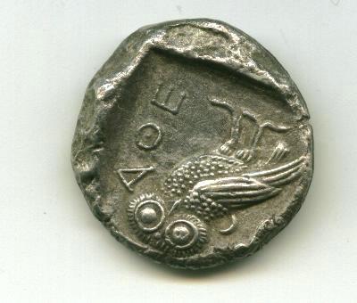 Греция · Tetradrachm · V в. до н. э., аверс, Муниципальное автономное учреждение культуры "Ишимский музейный комплекс им. П.П. Ершова"