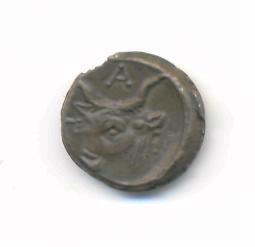 реверс Античная монета · Lepton · III в. до н. э.