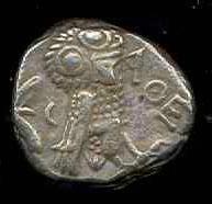 аверс Античная монета · Tetradrachm · IV в. до н. э.
