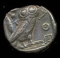 Античная монета · Tetradrachm · IV в. до н. э., аверс, Федеральное государственное бюджетное учреждение культуры "Государственный Ростово-Ярославский архитектурно-художественный музей-заповедник"
