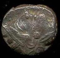 Античная монета · Tetradrachm · IV в. до н. э., реверс, Федеральное государственное бюджетное учреждение культуры "Государственный Ростово-Ярославский архитектурно-художественный музей-заповедник"
