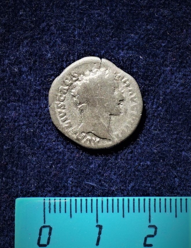 Античная монета · Denarius · I в., реверс, Муниципальное бюджетное учреждение культуры "Багратионовский музей истории края"