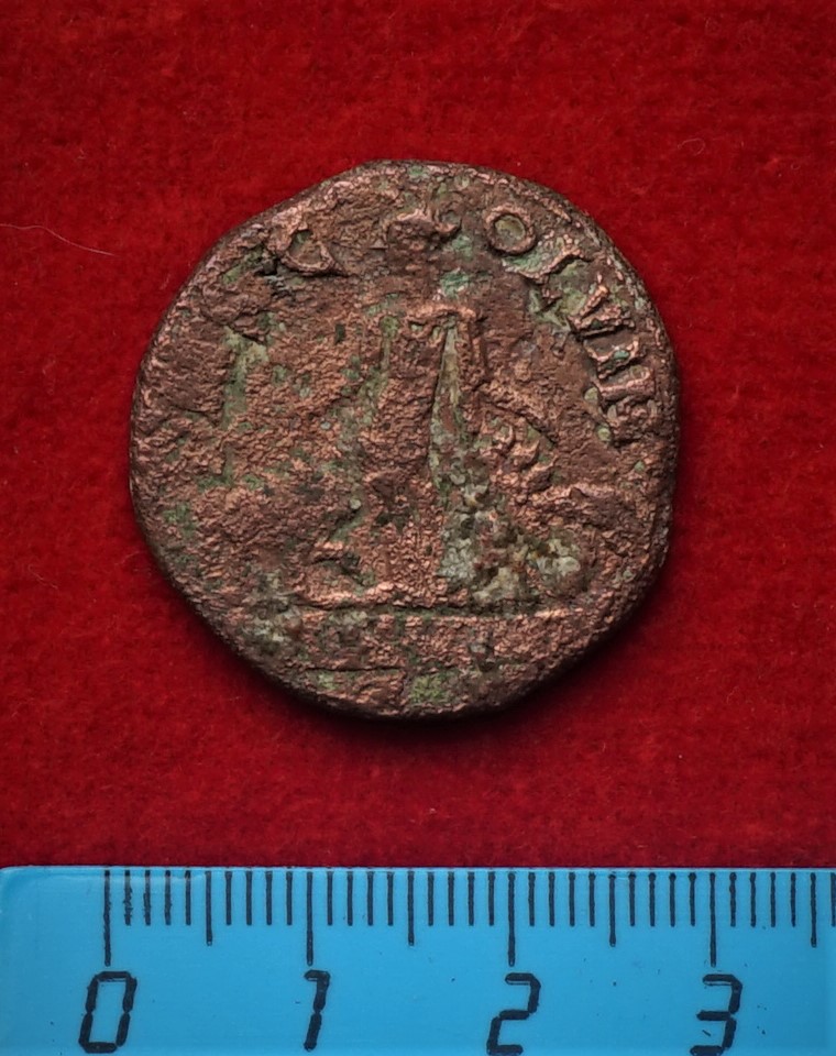 Античная монета · Sestertius · II в., аверс, Муниципальное бюджетное учреждение культуры "Багратионовский музей истории края"