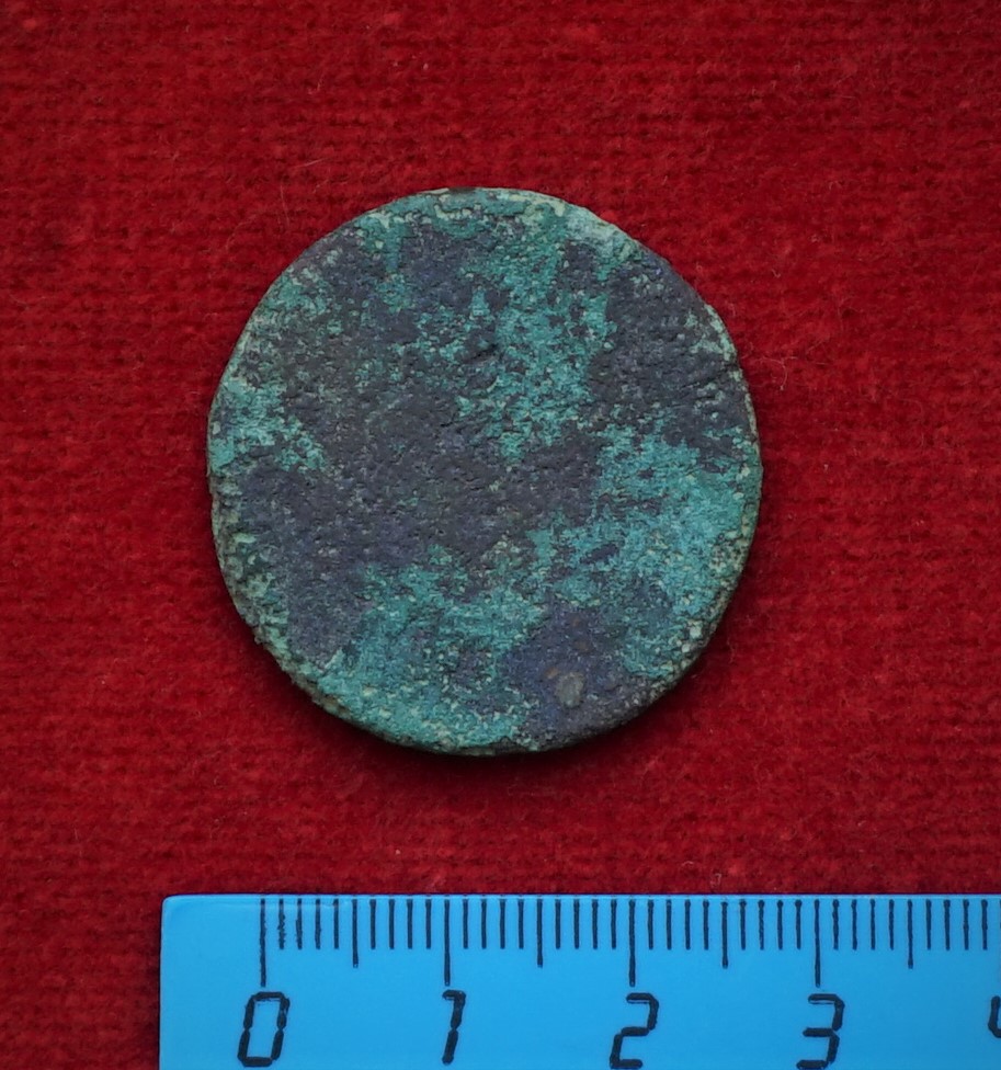 Античная монета · Sestertius · I в., аверс, Муниципальное бюджетное учреждение культуры "Багратионовский музей истории края"