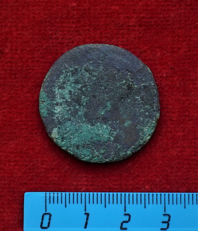 Античная монета · Sestertius · I в., реверс, Муниципальное бюджетное учреждение культуры "Багратионовский музей истории края"
