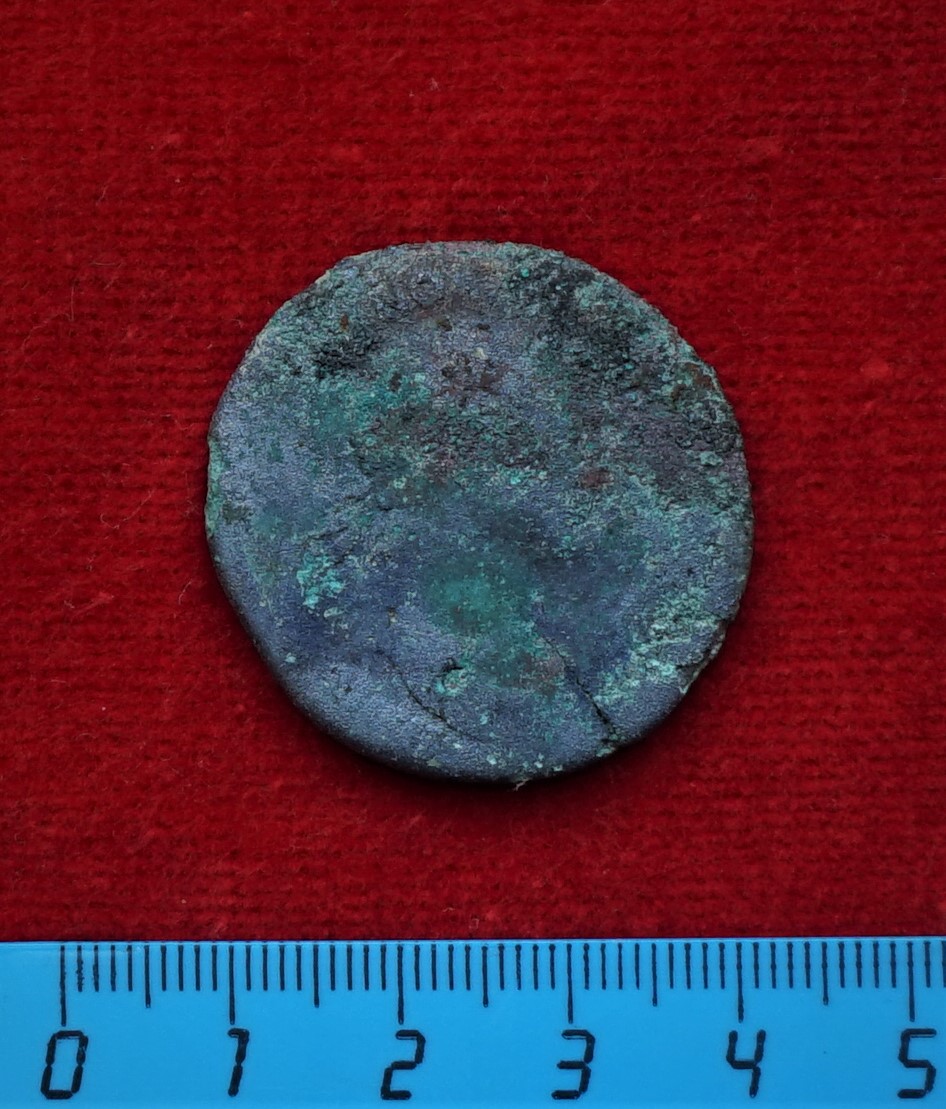Античная монета · Sestertius · I в., аверс, Муниципальное бюджетное учреждение культуры "Багратионовский музей истории края"