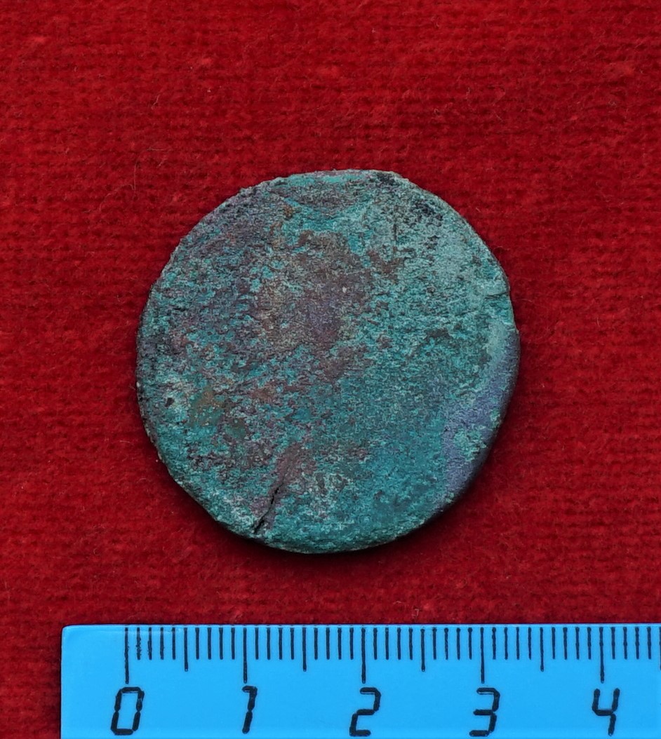 Античная монета · Sestertius · I в., реверс, Муниципальное бюджетное учреждение культуры "Багратионовский музей истории края"