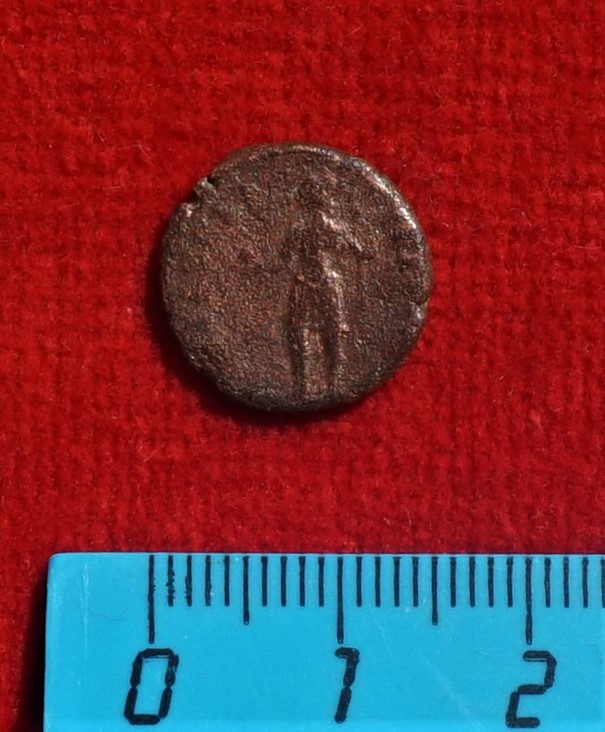 Античная монета · Follis · III в., аверс, Муниципальное бюджетное учреждение культуры "Багратионовский музей истории края"