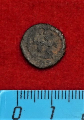 Античная монета · Follis · II в., аверс, Муниципальное бюджетное учреждение культуры "Багратионовский музей истории края"