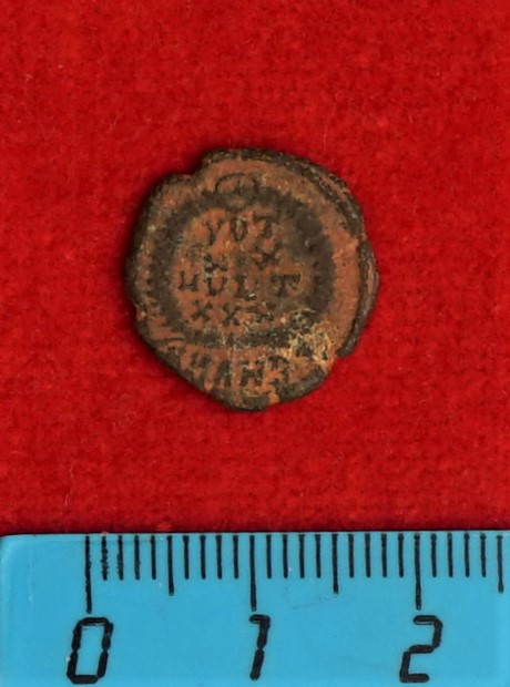Античная монета · Follis · III в., аверс, Муниципальное бюджетное учреждение культуры "Багратионовский музей истории края"