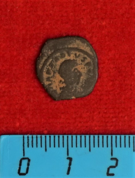 Античная монета · Follis · II в., реверс, Муниципальное бюджетное учреждение культуры "Багратионовский музей истории края"