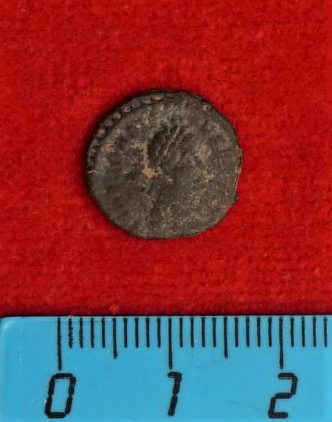 Античная монета · Follis · II в., реверс, Муниципальное бюджетное учреждение культуры "Багратионовский музей истории края"