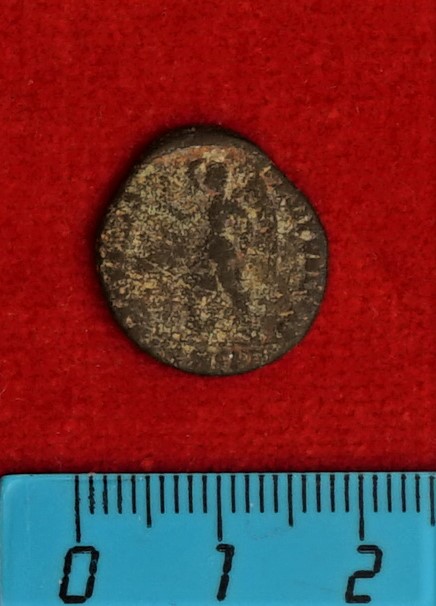 Античная монета · Follis · II в., аверс, Муниципальное бюджетное учреждение культуры "Багратионовский музей истории края"
