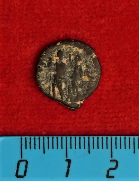 Античная монета · Follis · II в., аверс, Муниципальное бюджетное учреждение культуры "Багратионовский музей истории края"