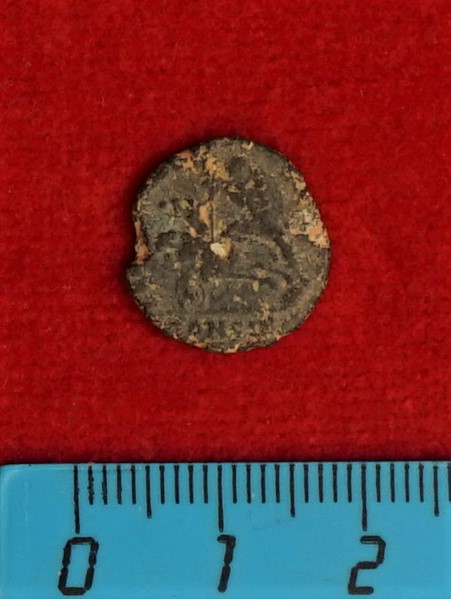 Античная монета · Follis · III в., аверс, Муниципальное бюджетное учреждение культуры "Багратионовский музей истории края"