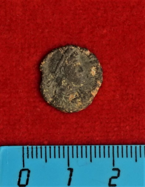 Античная монета · Follis · III в., реверс, Муниципальное бюджетное учреждение культуры "Багратионовский музей истории края"