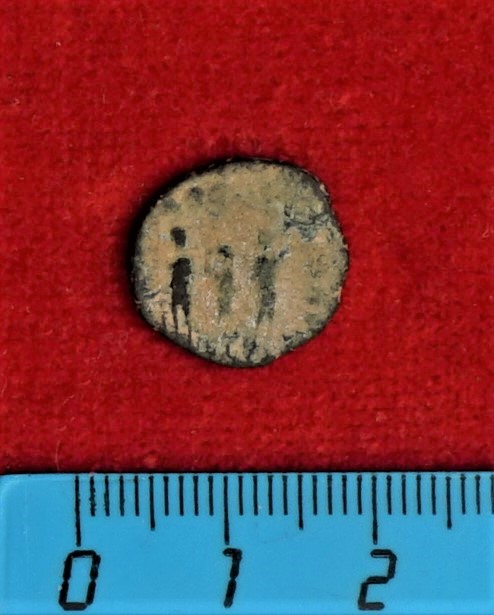 Античная монета · Follis · II в., аверс, Муниципальное бюджетное учреждение культуры "Багратионовский музей истории края"