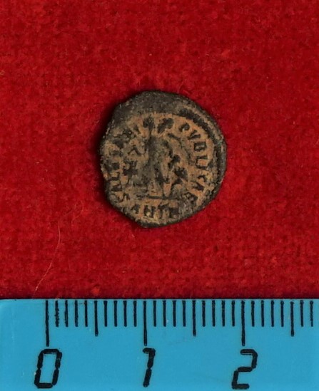 Античная монета · Follis · II в., аверс, Муниципальное бюджетное учреждение культуры "Багратионовский музей истории края"