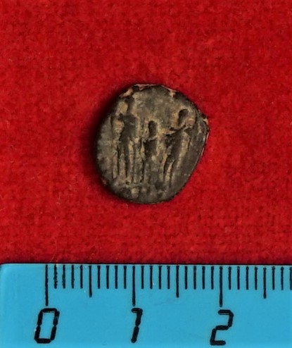 Античная монета · Follis · II в., реверс, Муниципальное бюджетное учреждение культуры "Багратионовский музей истории края"