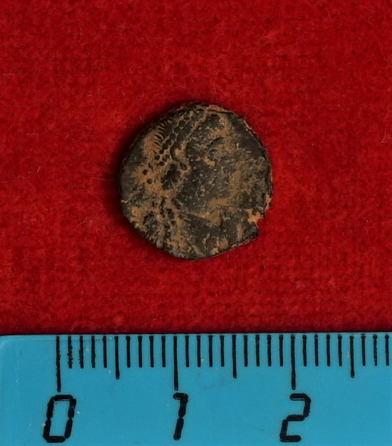 Античная монета · Follis · II в., реверс, Муниципальное бюджетное учреждение культуры "Багратионовский музей истории края"