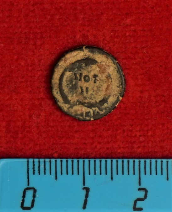 Античная монета · Follis · II в., аверс, Муниципальное бюджетное учреждение культуры "Багратионовский музей истории края"