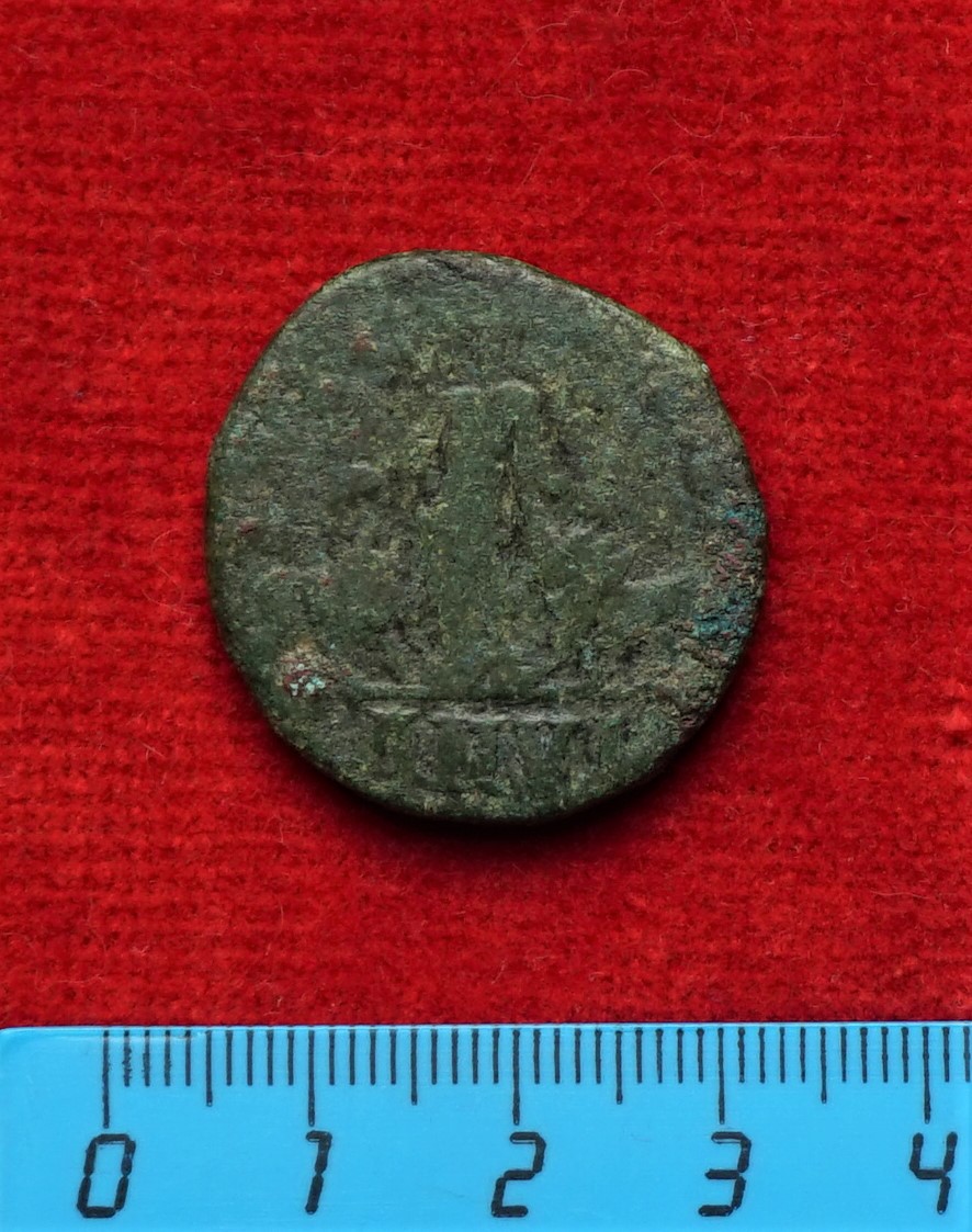 Античная монета · Sestertius · II в., аверс, Муниципальное бюджетное учреждение культуры "Багратионовский музей истории края"