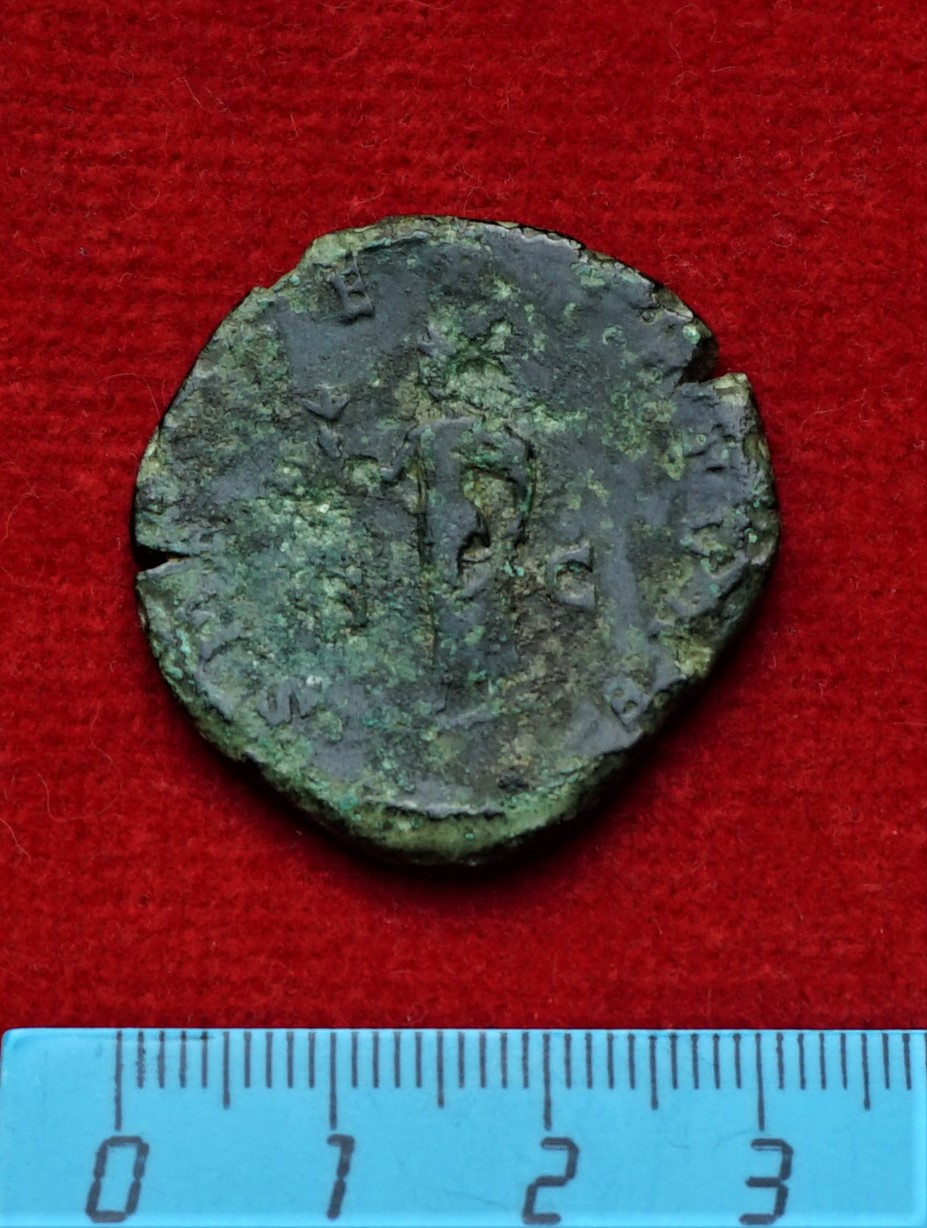Античная монета · Sestertius · II в., аверс, Муниципальное бюджетное учреждение культуры "Багратионовский музей истории края"