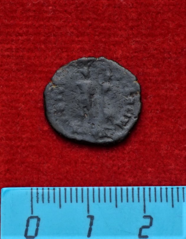 Античная монета · Follis · II в., реверс, Муниципальное бюджетное учреждение культуры "Багратионовский музей истории края"