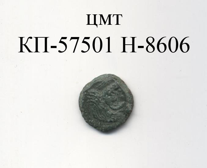 Античная монета · Panticapaeum · III в. до н. э. · без определения, Государственное бюджетное учреждение Республики Крым "Центральный музей Тавриды"